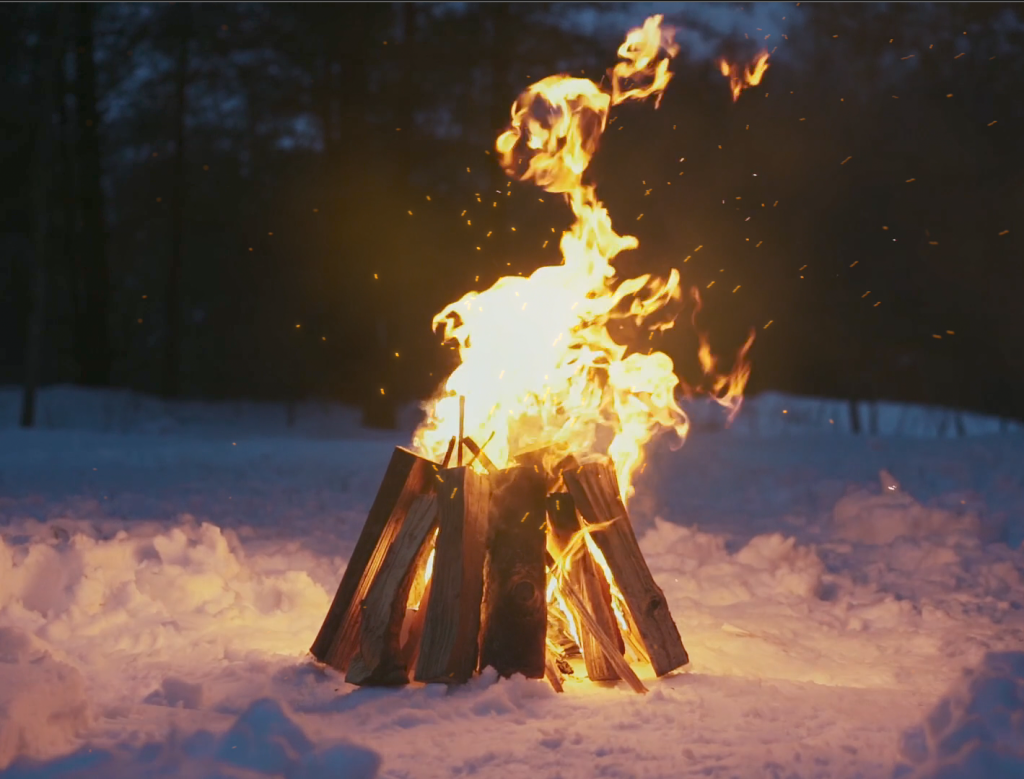 With particle system